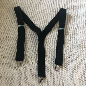 black suspenders